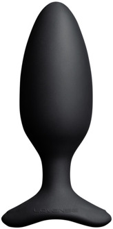 Lovense Hush 2 - App-bestuurde Vibrerende Buttplug - 1,75 / 4,4 cm - Zwart