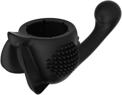 Lovense Vrouwelijke Opzetstuk voor Domi Wand Massager - Zwart