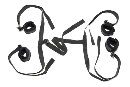 Lover's Bed Restraint System - Zwart - Lover's Bed Restraint System - Zwart