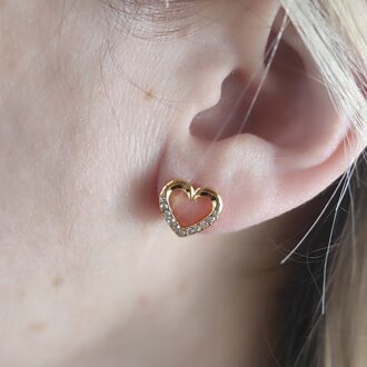 Lovett Oorbellen - Goud en Kristal