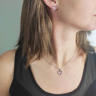 Lovett Sets - Zilver en Kristal - One Size