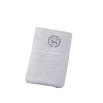 LOVRTRAVEL Pakistan Katoen Luxe Badhanddoeken Set, Katoen Strand Badstof Badhanddoeken voor Volwassenen, wit Serviette Gezicht handdoek 34 x 75cm