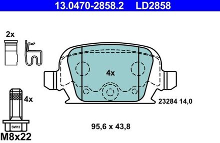 Low dust Keramische remblokken 13047028582