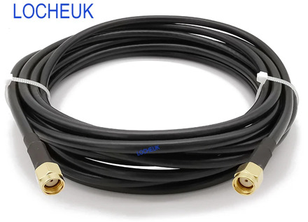 Low-loss LMR200 Cable RP SMA Male Jack to RP-SMA Male Socket Jack RF Coaxial Pigtail Antenna Extension LMR200 Wire Connector