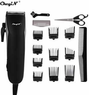 Low Noise Elektrische Tondeuse Snoer Tondeuse Professionele Barbershop Haircutter Kids Haar Snijmachine 1.5-25Mm Kammen