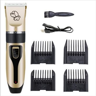Low-Noise Oplaadbare Hond Haar Trimmer Cutter Machine Huisdier Kapsel Usb Elektrische Grooming Huisdieren Hair Cut Clipper