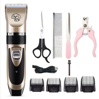 Low-Noise Oplaadbare Hond Haar Trimmer Cutter Machine Huisdier Kapsel Usb Elektrische Grooming Huisdieren Hair Cut Clipper
