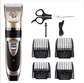 Low-Noise Oplaadbare Hond Haar Trimmer Cutter Machine Huisdier Kapsel Usb Elektrische Grooming Huisdieren Hair Cut Clipper