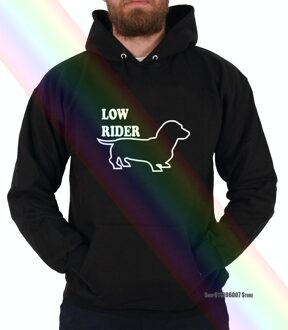 Low Rider Teckel Weiner Hond Grappig Hoodie Sweatshirts M