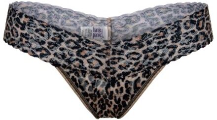 Low Rise Thong Leopard Versch.kleure/Patroon - One Size
