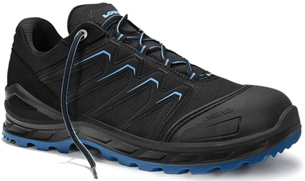 Lowa Werkschoen Larrox Work GTX Laag 5432 S3 | Zwart/Blauw | Maat 47 - 4063606279320