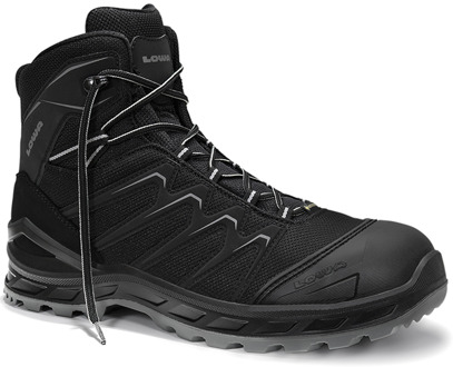 Lowa Werkschoen Larrox Work GTX Mid 5480 S3 | Zwart/Grijs | Maat 48 - 4063606292732