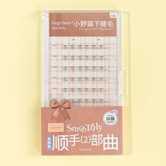 Lower Eyelashes- 6 Types #02 Pussycat Doll - 36 Clusters