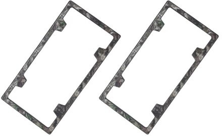 Loyaliteit Universal Usa/Canada Camouflage Kenteken Frame Cover Houder Voor Auto Accessoires A 2stk