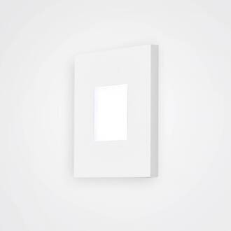 LQ230 LED wand inbouwlamp direct wit wit, opaalwit