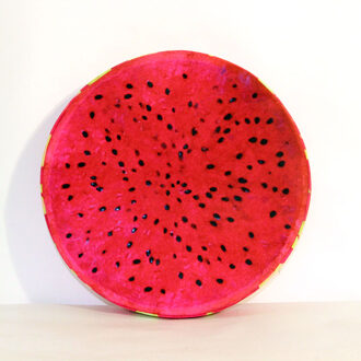 Lrea 30Cm 3D Cojines Fruit Zitkussen Ronde Kussen Home Decor Novelty Sofa Gooi pitaya