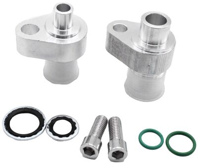 Ls Ac Compressor Adapter Fittings Cnc Gefreesd Billet Aluminium Voor-10S17F & 10S20F