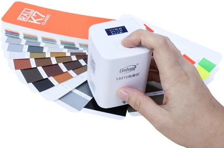 LS171/LS170 Mobile Phone APP Portable Colorimeter Color analyzer with Screen Digital Precise LAB Color Meter Tester 8mm