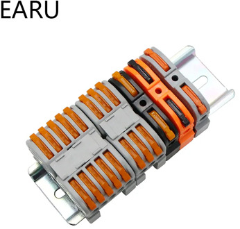 LSA-1 PCT-211 Din Rail Type Mini Quick Fast Wiring Cable Press Type Splicing Connector Instead Of UK2.5B Push-in Terminal Block