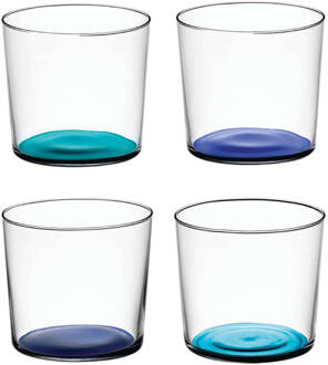 Lsa Coro Waterglazen 4 st. Blauw