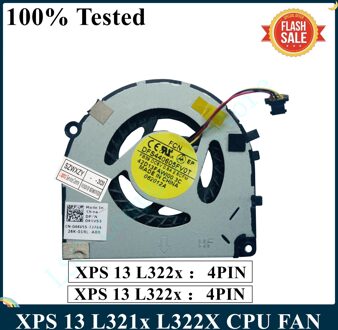 Lsc Voor Dell Xps 13 L321x L322X Ultrabook 08x6n DFS440605FV0T FB39 46V55 046V55 Cpu Koelventilator EF50050V1-C000-G9A L321X 3PIN
