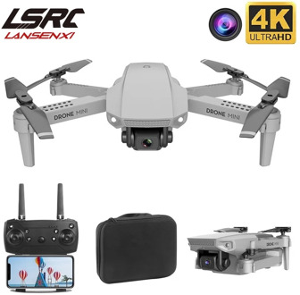 LSRC 2020 new mini drone E88 WIFI FPV, high-definition 4K 1080P camera height maintaining RC foldable quadrotor dron gift toy