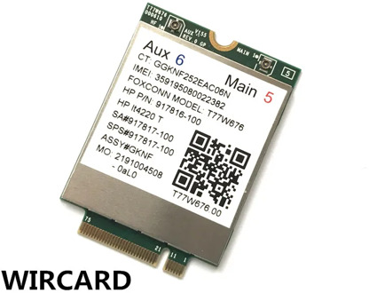 lt4220 X12 LTE T77W676 917817-100 4G WWAN M.2 450Mbps LTE Modem For Elite X2 1030 G3 EliteBook X360 1030 G3