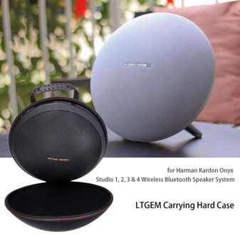 LTGEM Case for Harman Kardon Onyx Studio 1, 2, 3 & 4 Wireless Bluetooth Speaker System. Fits Rechargeable Battery (Black)