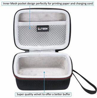 LTGEM EVA Carrying Hard Case voor Prynt Pocket Instant Photo Printer voor iPhone