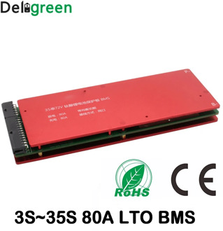 LTO 6S BMS 5S 10S 15S 20S 25S 30S 80A BMS with Balance function 2.3V 2.4V lithium titanate battery for Car audio home motorcycle