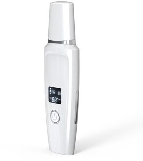 Ltrasonic Huid Scrubber Facial Peeling Schop Porie Schoner Peeling Comedondrukker Lifting Massager wit