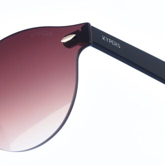 LUA dameszonnebril in ovaal nylon Bordeaux