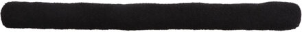 Luance Tochtstopper - zwart - Teddy stof - 80 cm - tochtrollen - polyester