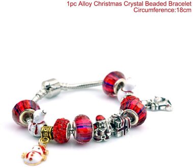 Luanqi Kerst Armband Pendans Merallic Kerst Decoratie Ornamenten Kerstman Merry Kerstboom Jaar G