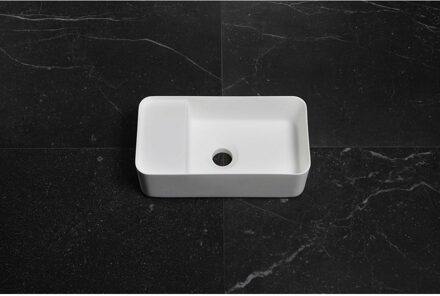 Luca Fontein Luca Sanitair 35x18,5x12 cm Solid Surface Mat Wit Luca Sanitair