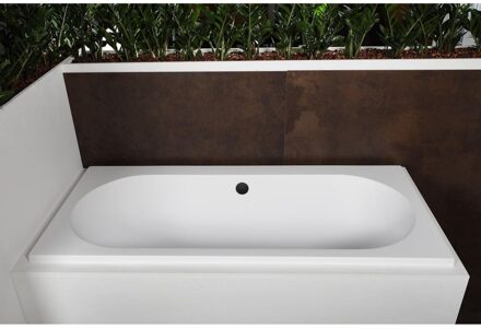 Luca Inbouw Ligbad Luca Sanitair Primo Acryl 180x80x49 cm Mat Wit (exclusief afvoerset)