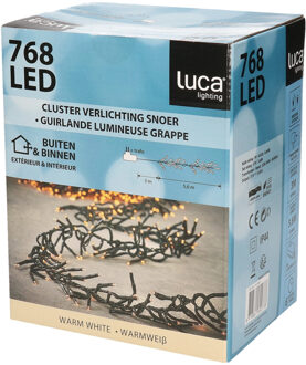 Luca lighting Cluster Kerstboomverlichting - 768 LED Warm Wit - 560cm