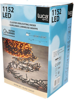 Luca lighting Clusterverlichting 1152 warm witte lampjes 8 m