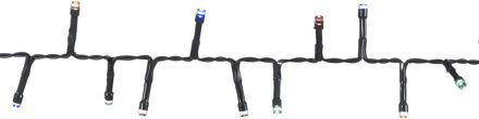 Luca lighting clusterverlichting - snake - 550 leds - gekleurd - 1100 cm - kerstverlichting