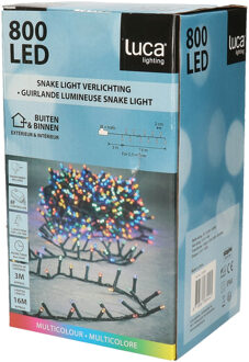 Luca lighting Kerstboomverlichting - 800 LED - L1600 cm - Multikleur Multicolor