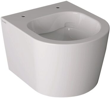 Luca Sanitair Wandcloset Forty 3 43x36 cm Compact Rimless Wit - Wandcloset Exclusief Toiletzitting