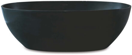 Luca Vrijstaand Bad Luca Sanitair Vasca 180x80x60cm Solid Surface Antraciet