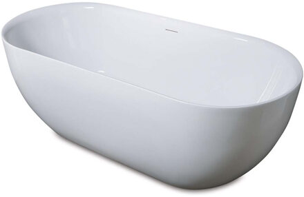 Luca Vrijstaand Ligbad Luca Sanitair Primo Acryl 170x78x60 cm Glans Wit (inclusief afvoer en sifon)