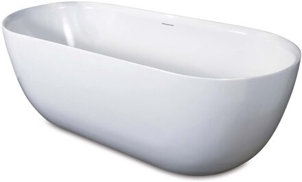 Luca Vrijstaand Ligbad Luca Sanitair Primo Acryl 180x80x60 cm Glans Wit (inclusief afvoer en sifon)