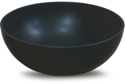 Luca Waskom Luca Sanitair Rond 40x40x15cm Solid Surface 8mm Dik Antraciet