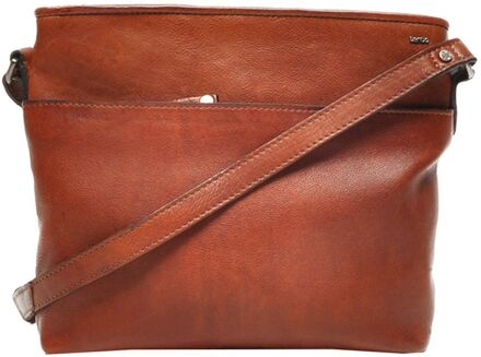 Lucca Crossbody brandy damestas Cognac - H 21 x B 24 x D 5 cm