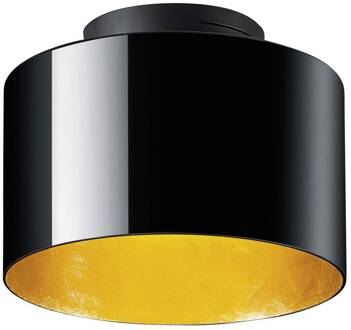 Luce elevata Grand LED plafondlamp, 32cm zwart, goud