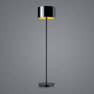 Luce elevata Grand LED vloerlamp zwart, goud