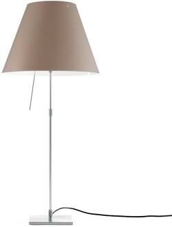 Luceplan Costanza tafellamp D13i alu/nougat aluminium, nougat