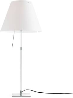 Luceplan Costanza tafellamp D13i aluminium/wit aluminium, wit